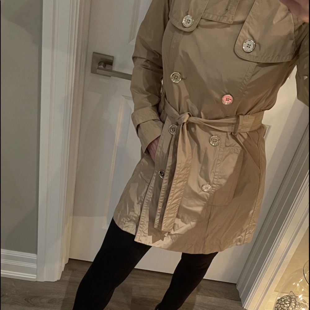 Michael Kors Tan Trench Coat